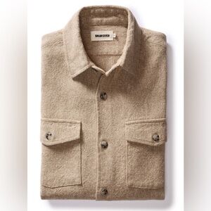 Casual oat button down shirt